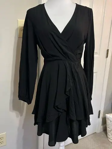 Amazon NWT Flowy Black Mini Dress