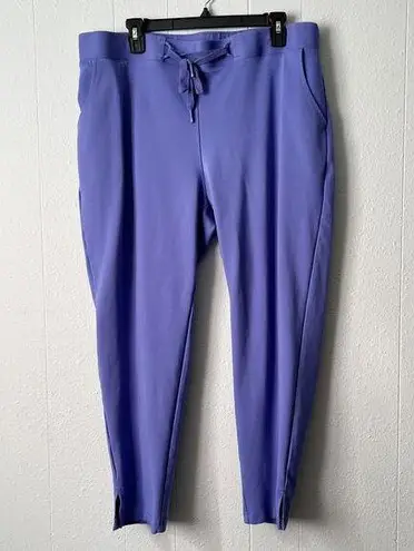 Betabrand Womens Pants 1X Pull On Drawstring Cropped Stretch Casual Activewear