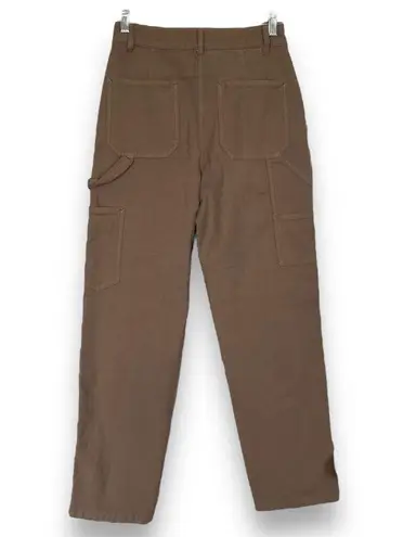 Aritzia  Wilfred Brennan Pants Utility Cargo Carpenter Brown Size 2 High Waisted