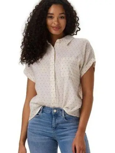 NWOT The Normal Brand Fresh Water Camp Shirt button up w/ front pocket