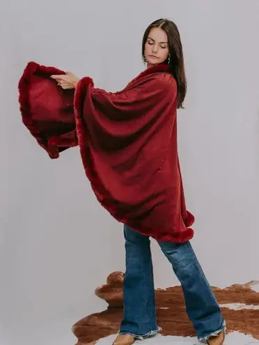 Oxen Love Participation Poncho Red Size undefined