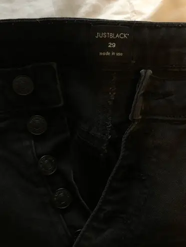 Just Black Denim Black Skinny Jeans