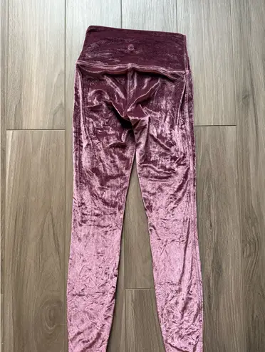 Lululemon  Velvet Wunder Under Lounge Leggings Womens 4 High Rise 28" Soft Tight - Image 3
