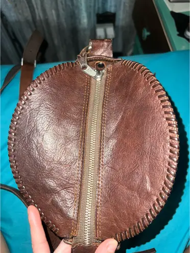 Cowhide crossbody Brown