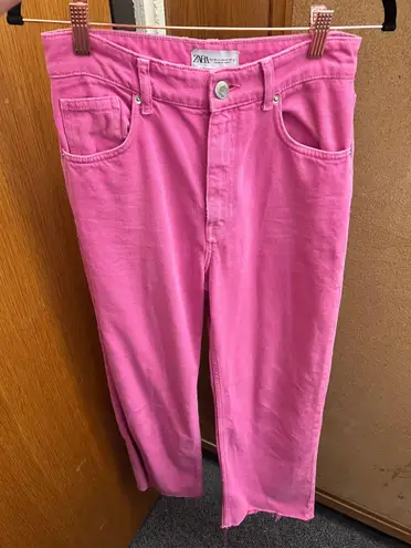 ZARA Pink Mom Jeans