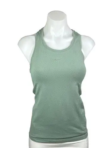 Nike  Dri Fit Women's Mint Green Round Neck Racerback Workout Tank Top Size S