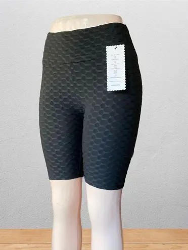 Scrunched up butt lifting leggings TikTok yoga shorts Black Size M