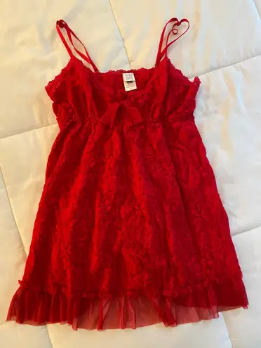 Hanky Panky Red Slip Top