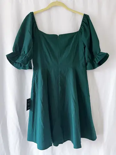 Lulus NWT  Green Babydoll Dress