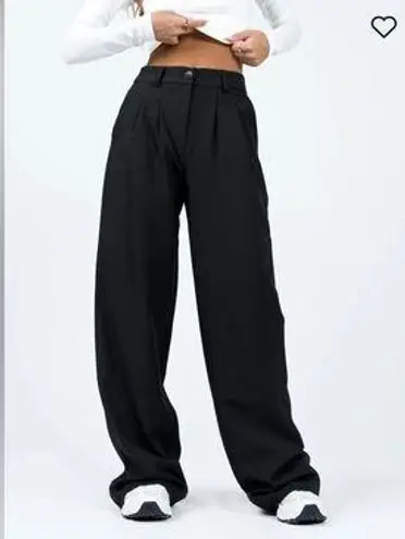 Princess Polly Archer Pants - Black