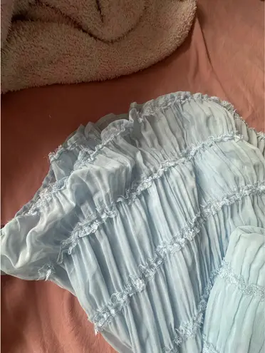 Peppermayo ruffle maxi dress