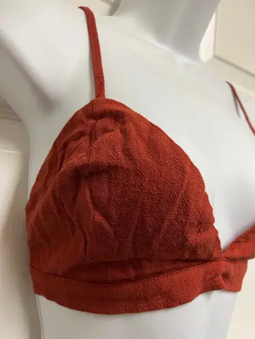 Forever 21 Rust Triangle Bralette