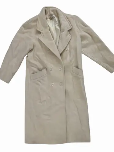 Cassidy Petite Wool Blend Long Coat Women’s 4 Hand Tailored Vintage Made USA