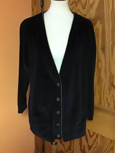 Liz Sport Vintage 90s black cardigan