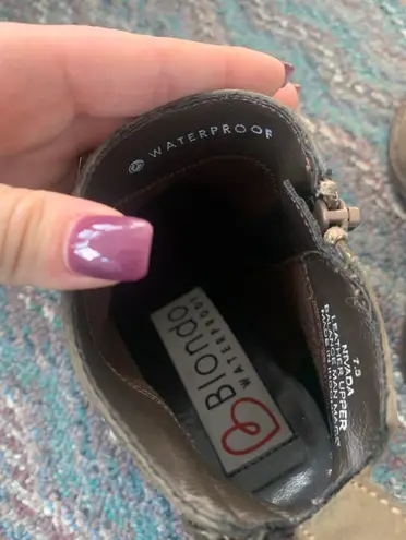 Blondo Waterproof Leather Heeled Booties