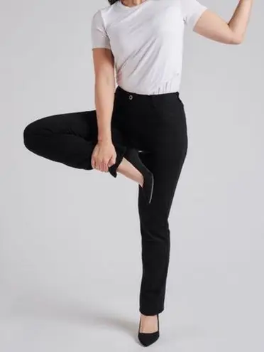 Betabrand Black Dress Yoga Pants with pockets size medium