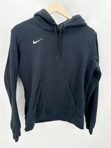 Nike  Hoodie Women LARGE Black Club Fleece Long Sleeve Hooded Pullover