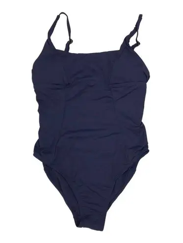 ANDIE Havana One Pcs Swimsuit Sz XS Tall Navy Blue Retro Classic Minimalist NWT