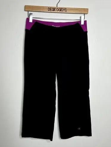 Champion  Black Straight Leg Cropped Athletic Leggings