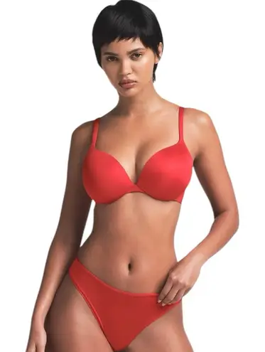 SKIMS - NWT Ultimate Push-Up Plunge Bra Cayenne 36D