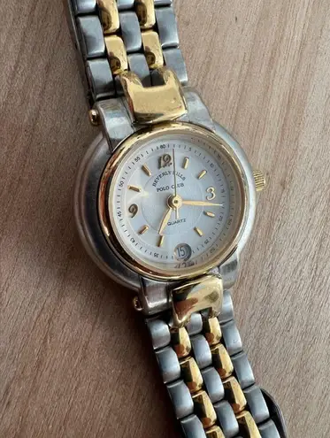 Beverly Hills Polo Club Two Tone Watch Quartz Ladies with Date Window