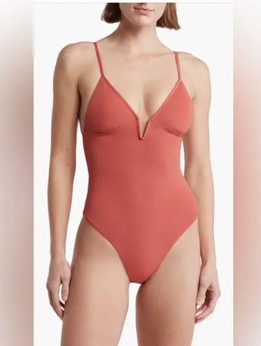 Maaji  Phoenix Palm Parady Reversible V Wire One-Piece Swimsuit, Small, $167