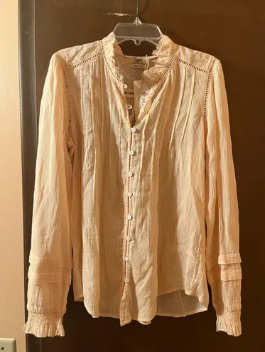 Faherty NWT  Willa Top in Vanilla Cream