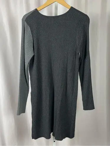 Alfani Large Knit Colorblock Sweater Tunic Long Sleeve Fall Winter Formal Soft