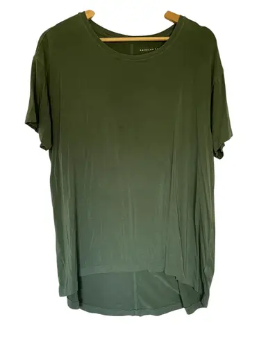 American Eagle soft & sexy green high low t