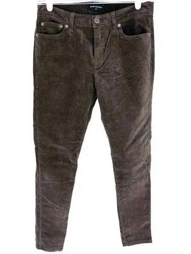 Banana Republic Factory Store Corduroy Skinny Ankle Pants Brown Size 27