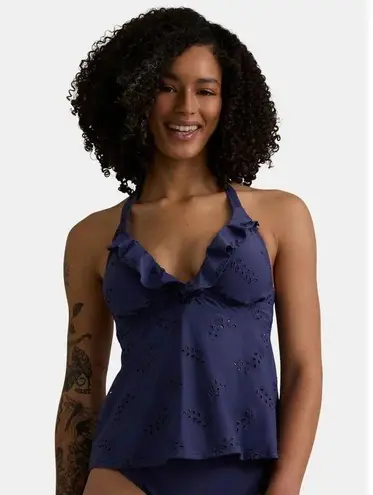 Time and Tru Deep Blue Tankini Size L - Image 1