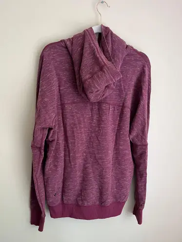 Lululemon Roam & Om Side Zip Maroon Hoodie