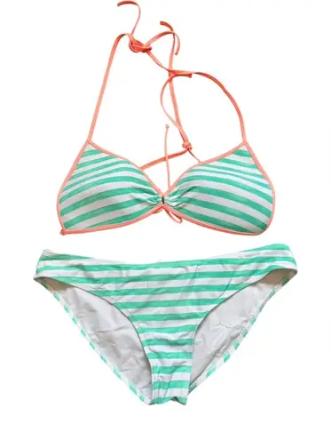 Body Glove  bikini mint/white/corral 2-piece size XL