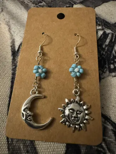 The Moon  / Star Earrings