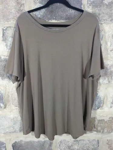 Universal Standard Top Woman's Large Olive Green Oversized Casual Coastal