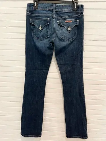 Hudson Jeans HUDSON Straight Leg Jeans Button Flap Pockets 8” Rise Size 28