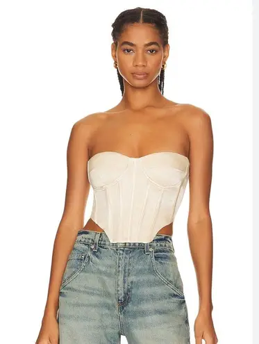 Bardot NWT Eva Bustier in Champagne