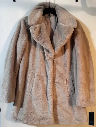 Rachel Roy Reversible Faux Fur Coat