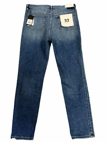 RE/DONE 90s Jeans Ultra High Rise Skinny Button Fly Denim Pants 32R Western Blue