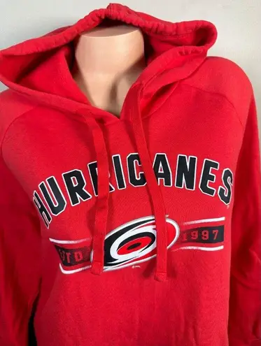 Fanatics Carolina Hurricanes XL Women Hoodie Sweatshirt Red Long Sleeve  Pullover