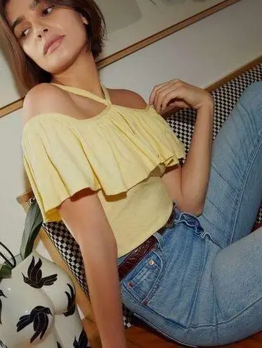 Nation Ltd NWT - Morgan Halter In Butter Yellow Sz M