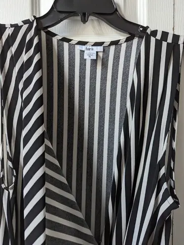 Bar III  striped asymmetrical dress 