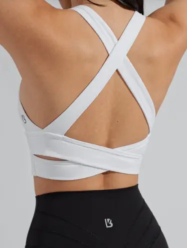 Buffbunny NWT Alpha Sports Bra White Size Large