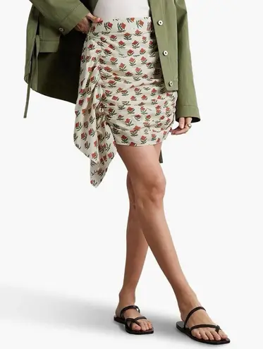 RHODE Hannah Draped Ruched Floral Cotton