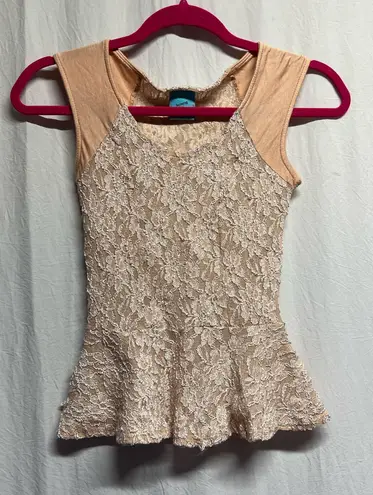 Happening in the present Peplum Top