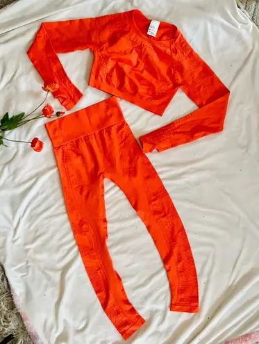 Boutique NEW Orange Athletic Set