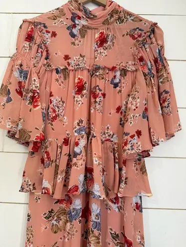 Cinq à Sept Cinq a Sept Jamie Georgette Floral Tiered Dress