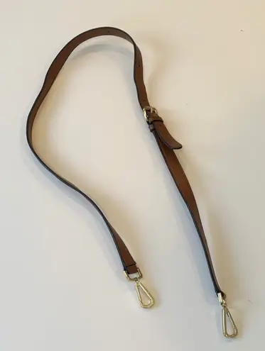 Calvin Klein Brown Faux Leather Brown Adjustable Replacement Purse Strap