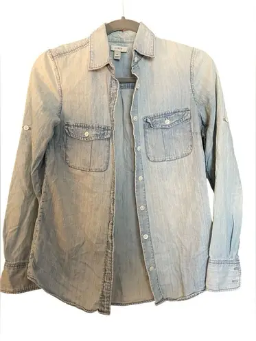 J.Crew Women's Chambray Button Down Shirt