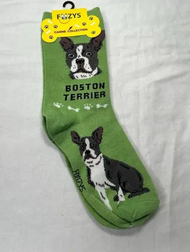 Foozys Boston Terrier Dog Socks Canine Collection Size 9